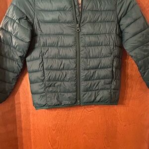 GAP Kids Forest Green Puffer Jacket Size Small